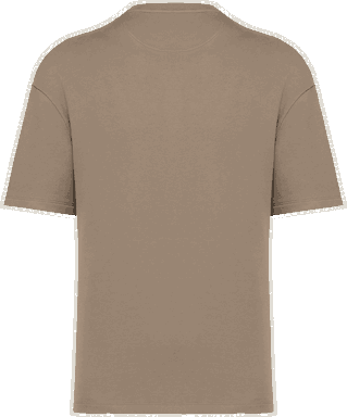 Oversize-T-Shirt aus Sweatshirtstoff - Nasser Sand