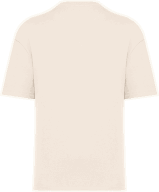 Oversize-T-Shirt aus Sweatshirtstoff - Elfenbein