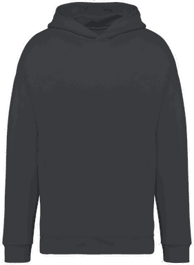 Oversized hoodie - Eisen Grau