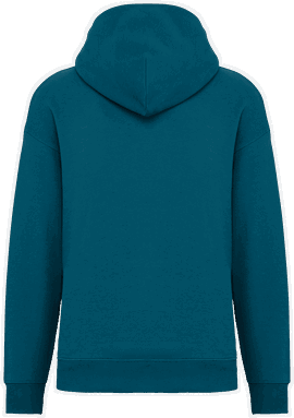 Oversized hoodie - Pfauengrün