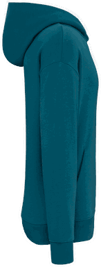 Oversized hoodie - Pfauengrün