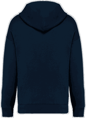 Oversized hoodie - Marineblau