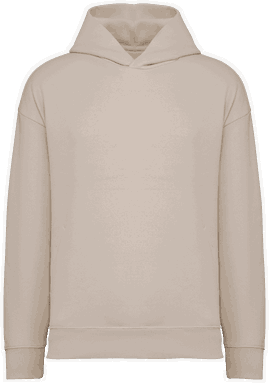 Oversized hoodie - Roh Natur