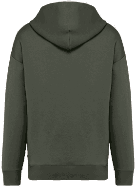 Oversized hoodie - Bio Khaki