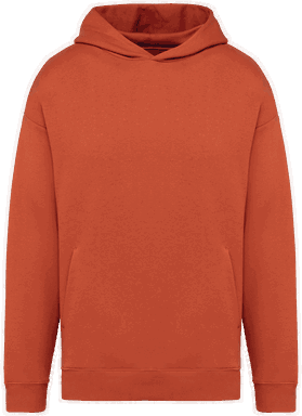 Oversized hoodie - Gebrannte Ziegel