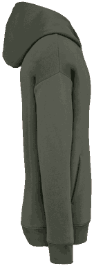 Oversized hoodie - Bio Khaki