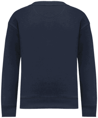 Oversized Kinderpullover - Marineblau