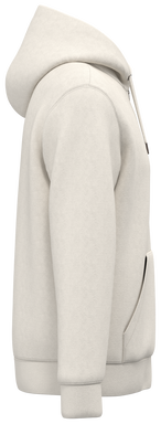 Felpa premium con zip - Avorio