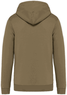 Premium hoodie met rits - Light olive green