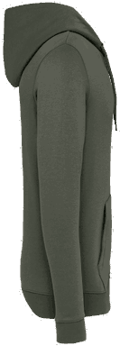 Premium hoodie met rits - Organic khaki