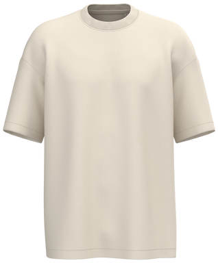 T-shirt oversize - Naturel brut