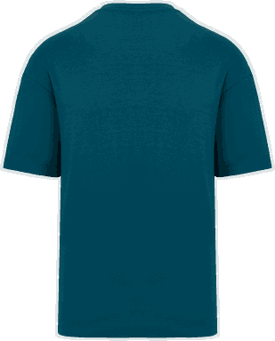 Oversize-T-Shirt - Pfauengrün