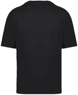 Oversize-T-Shirt - Schwarz
