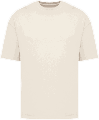 Oversize-T-Shirt - Elfenbein