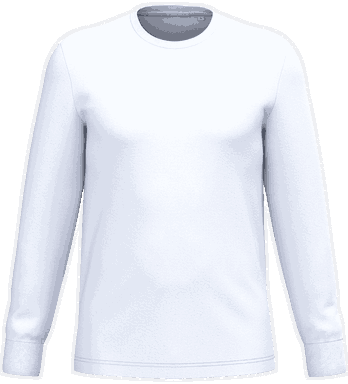 Ecologisch uniseks T-shirt met lange mouwen