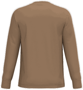 Ecologisch uniseks T-shirt met lange mouwen