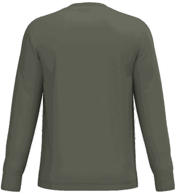 Ecologisch uniseks T-shirt met lange mouwen