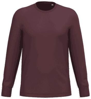 Ecologisch uniseks T-shirt met lange mouwen