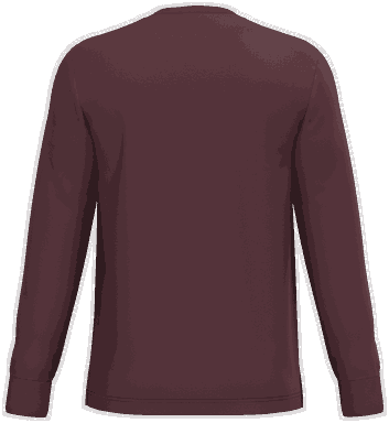 Ecologisch uniseks T-shirt met lange mouwen