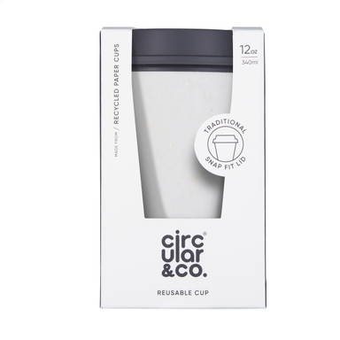 Circular&Co Genanvendt Kop Nu 340 ml kaffekop - Storm grey