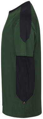 T-shirt bicolore ID PRO Wear 0302 - Vert bouteille
