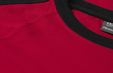 T-shirt bicolore ID PRO Wear 0302 - Rouge
