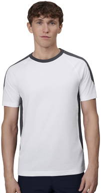 T-shirt bicolore ID PRO Wear 0302 - Blanc