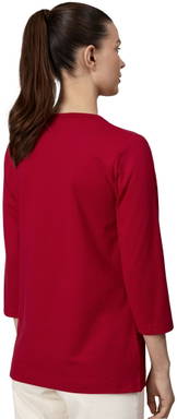 T-shirt femme ID PRO Wear Manches 3/4 0313 - Rouge
