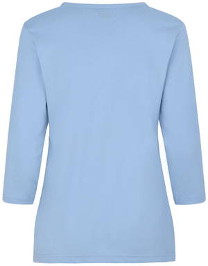 T-shirt femme ID PRO Wear Manches 3/4 0313 - Bleu clair