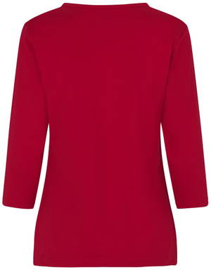 T-shirt femme ID PRO Wear Manches 3/4 0313 - Rouge