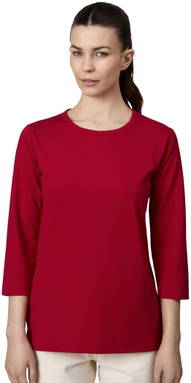 T-shirt femme ID PRO Wear Manches 3/4 0313 - Rouge