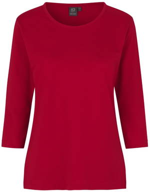 T-shirt femme ID PRO Wear Manches 3/4 0313 - Rouge