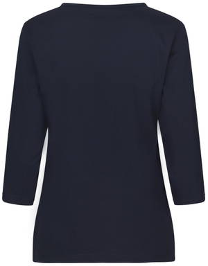 T-shirt femme ID PRO Wear Manches 3/4 0313 - Bleu marine