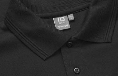 ID PRO Wear polo shirt met borstzak 0320 - Zwart