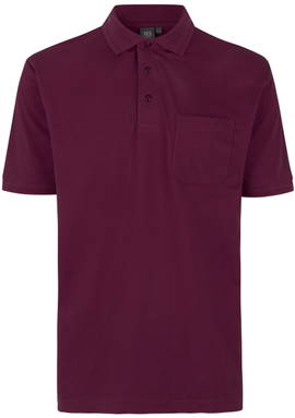 ID PRO Wear polo shirt met borstzak 0320 - Bordeaux