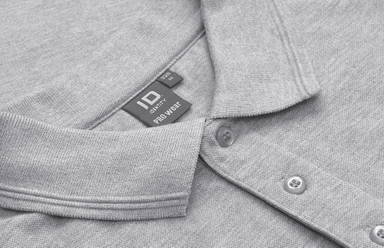 ID PRO Wear polo shirt met borstzak 0320 - Grijs gemêleerd