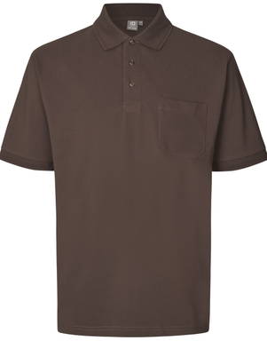 ID PRO Wear polo shirt met borstzak 0320 - Mocca