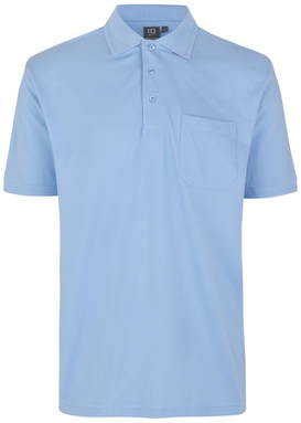 ID PRO Wear polo shirt met borstzak 0320 - Lichtblauw