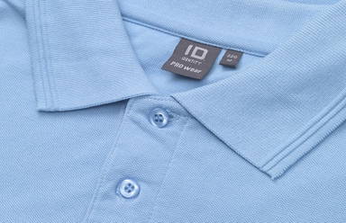 ID PRO Wear polo shirt met borstzak 0320 - Lichtblauw