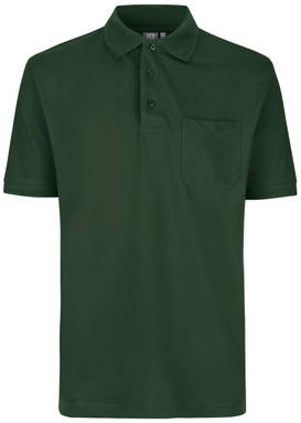 ID PRO Wear polo shirt met borstzak 0320 - Fles groen