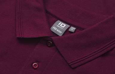 ID PRO Wear polo shirt met borstzak 0320 - Bordeaux