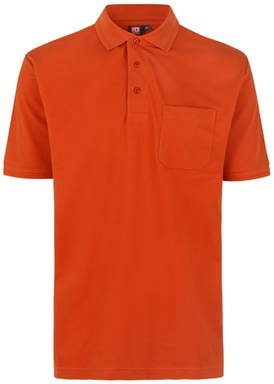 ID PRO Wear polo shirt met borstzak 0320 - Oranje