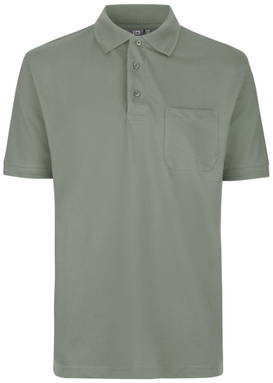 ID PRO Wear polo shirt met borstzak 0320 - Stoffig groen