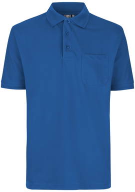 ID PRO Wear polo shirt met borstzak 0320 - Azur