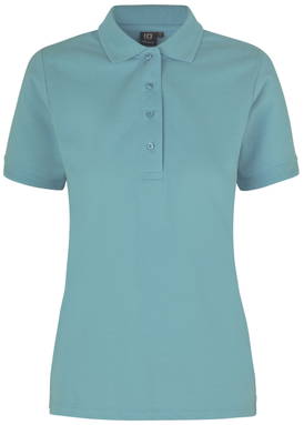 Polo femme ID PRO Wear 0321 - Aqua poussiéreux