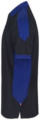 Polo bicolore ID PRO Wear 0322 - Bleu marine
