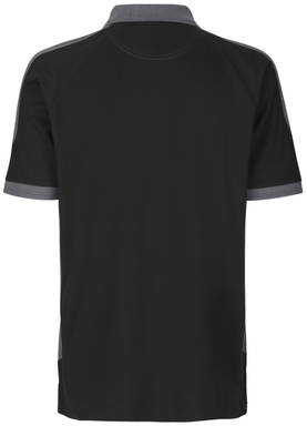 Polo bicolore ID PRO Wear 0322 - Noir