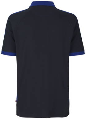 Polo bicolore ID PRO Wear 0322 - Bleu marine
