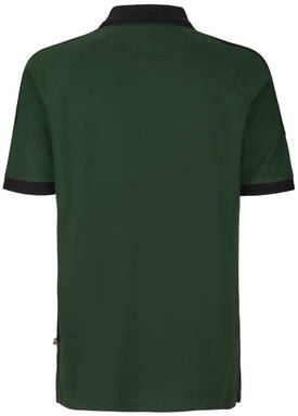 Polo bicolore ID PRO Wear 0322 - Vert bouteille