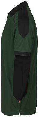 Polo bicolore ID PRO Wear 0322 - Vert bouteille